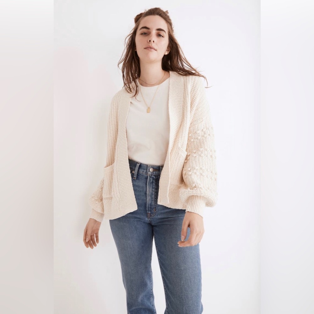 Madewell Bobble Cardigan Sweater